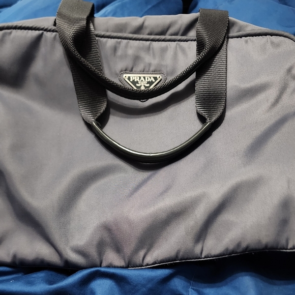 Prada Dark Grey Duffel Bag - Picture 10 of 10